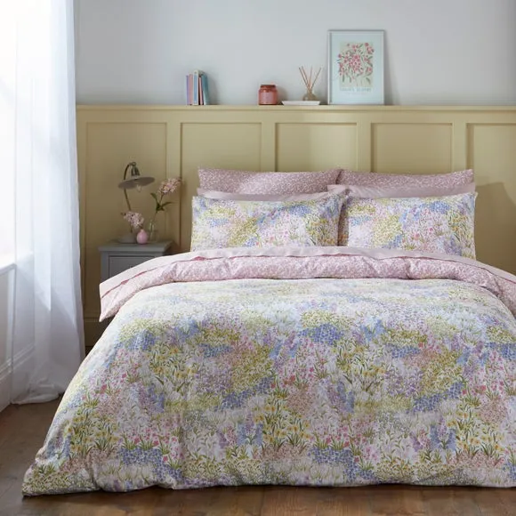 Posie Meadow 100% Cotton Duvet Cover & Pillowcase Set 1