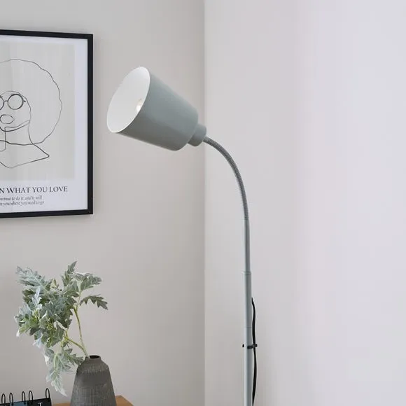 Sanford Goose Neck Adjustable Floor Lamp 2