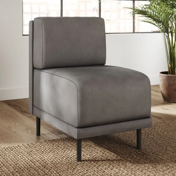 Mae Small Dining Bench, Faux Leather 2