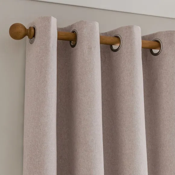 Luna Brushed Eyelet Curtains (Blackout Available) 1