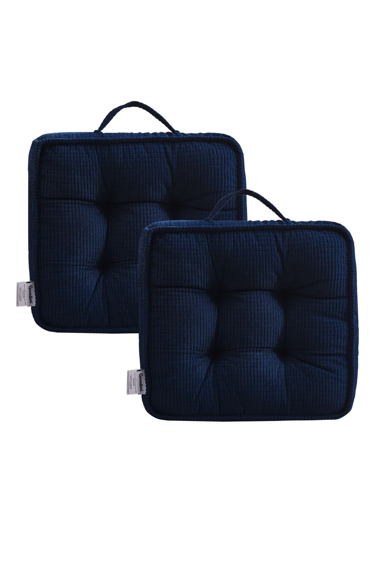 Ezysleep Outdoor / Indoor Set of 2 Seat Cushions in Navy 1