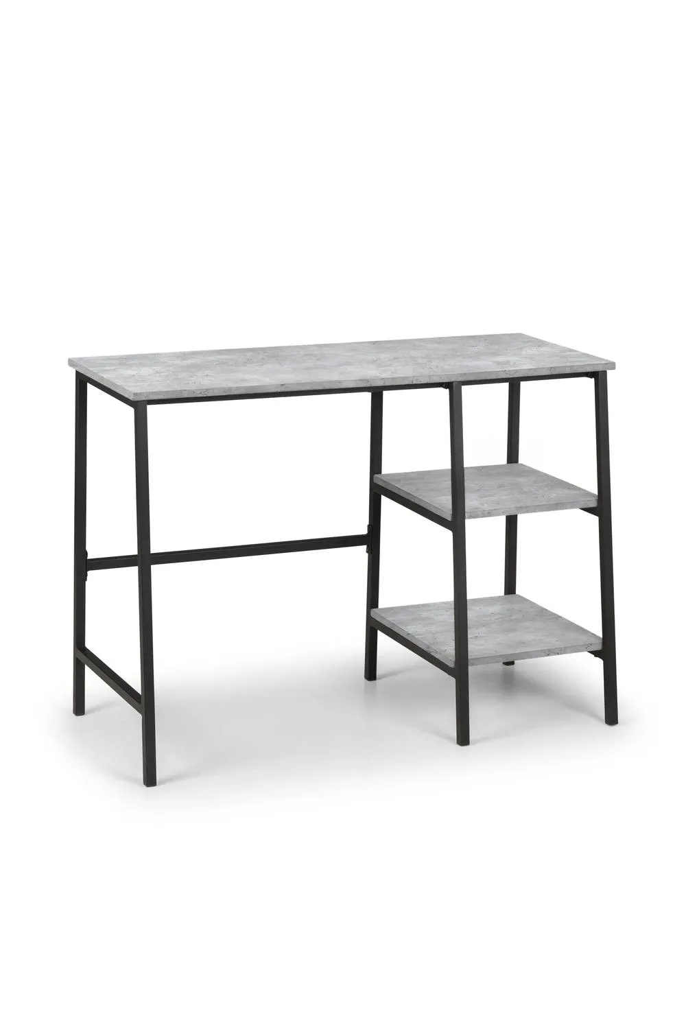 Julian Bowen Staten Desk with Shelves in Light Grey 3