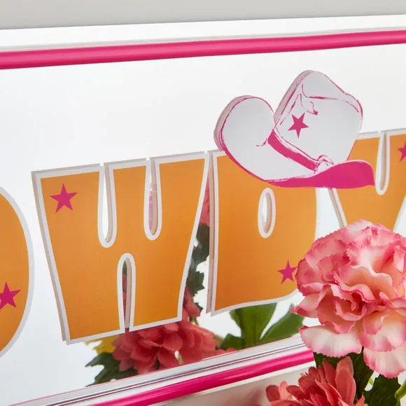 Howdy Mirrored Neon Sign 3