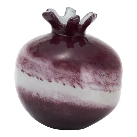 Juno Deep Plum Ombre Glass Bud Vase 4