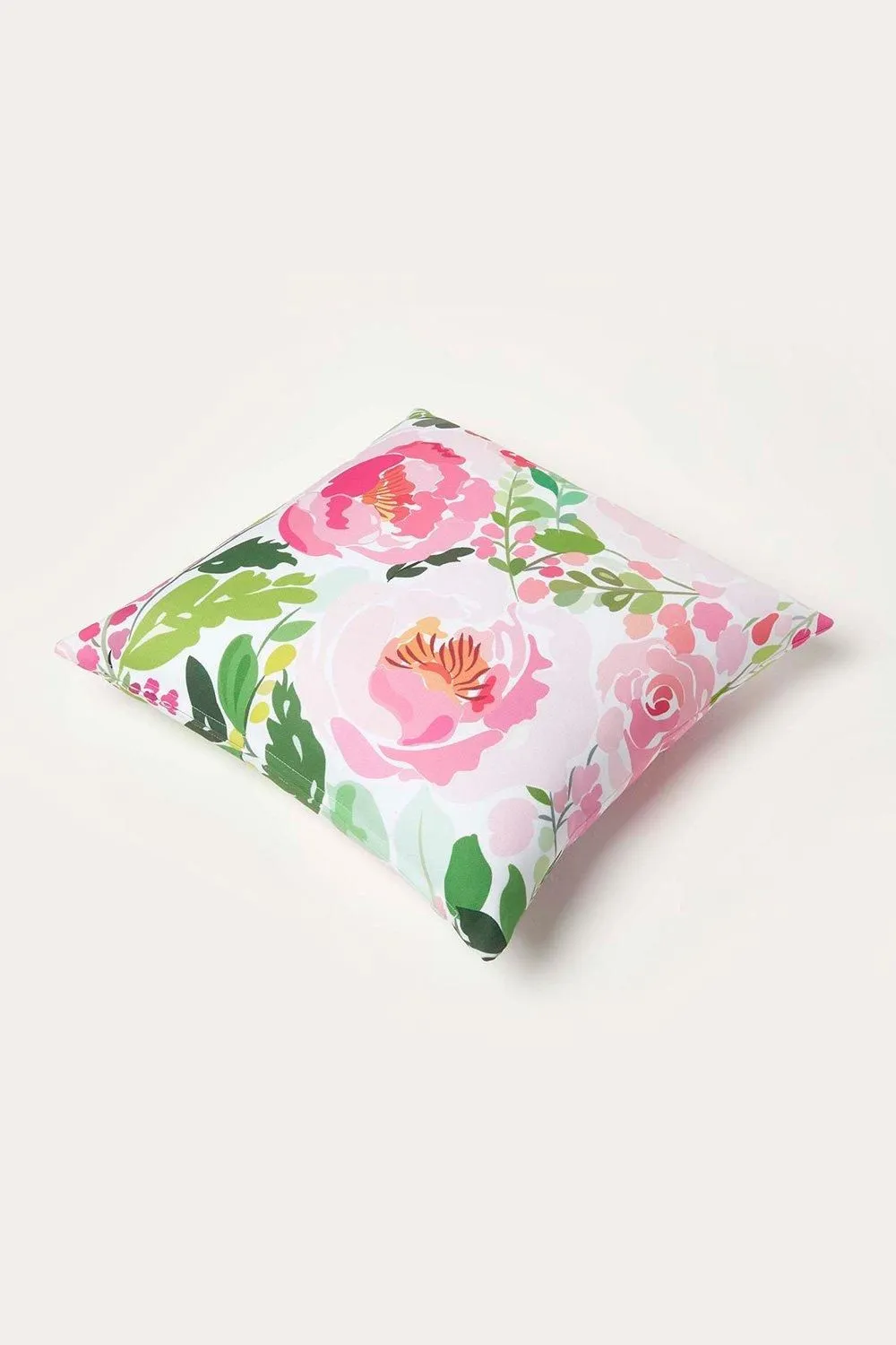 Homescapes Luxury Waterproof Pink Peony Outdoor Cushion 45 x 45 cm, Set of 2 6
