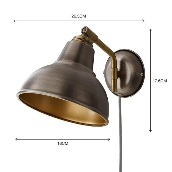 Bradwell Plug In Wall Light 6