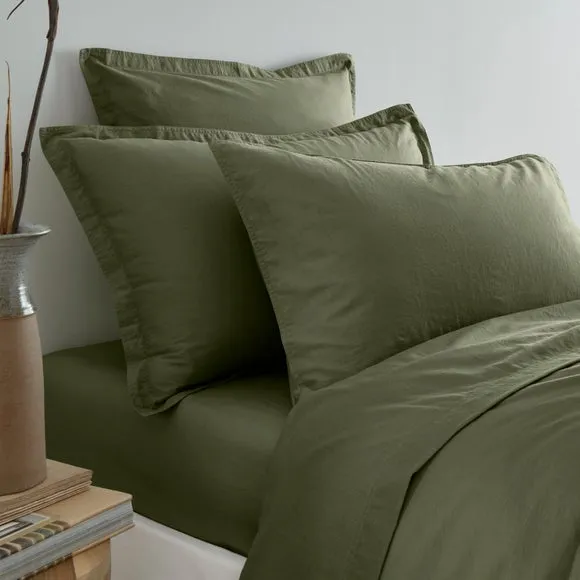 Soft Washed Recycled Cotton Fitted Sheet 2