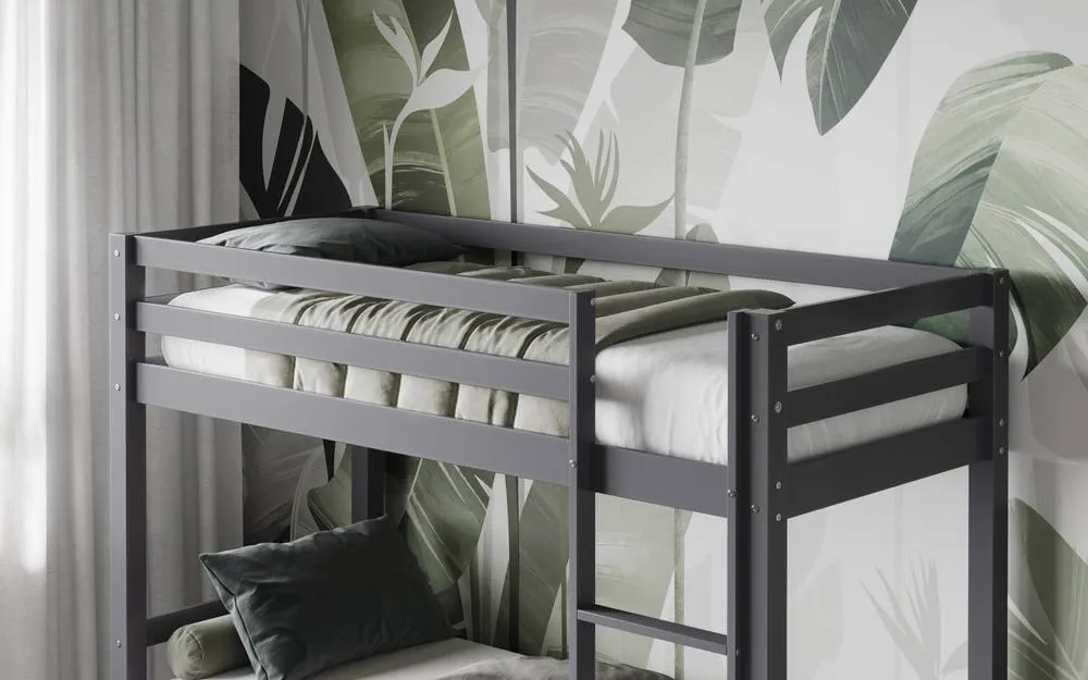 Flair Callisto Shorty Bunk Bed in Grey 3