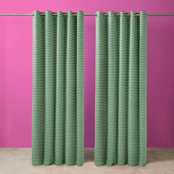 Yinka Ilori Sweet Flows Eyelet Curtains 2
