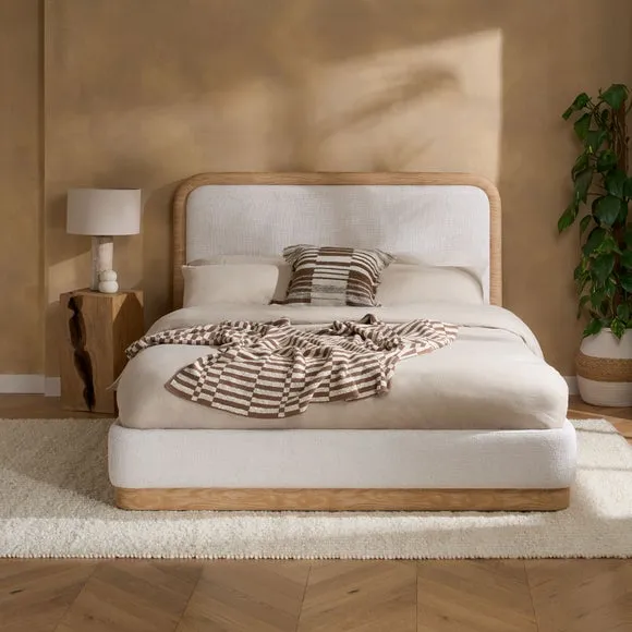 Girona Chenille Bed Frame 2