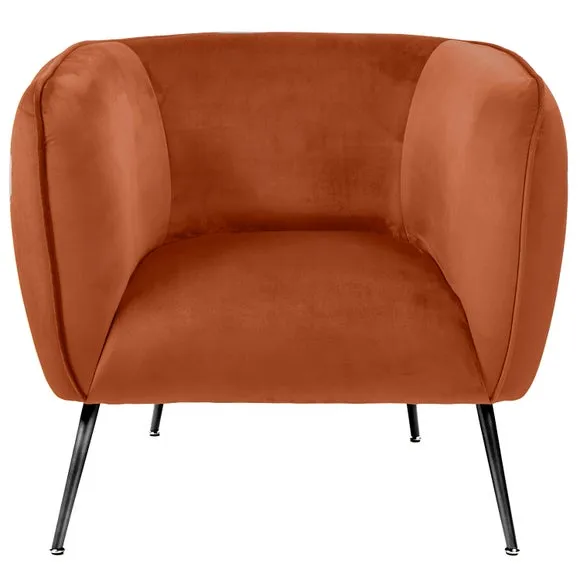 Lucca Velvet Tub Chair 3