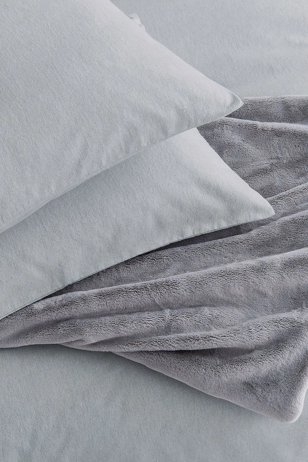 Helena Springfield 'HS Brushed Cotton' Duvet Cover Set in Silver 4