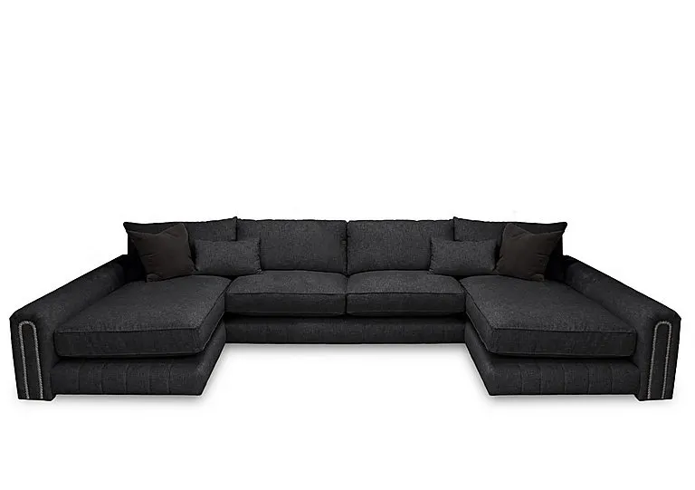Retreat Large Fabric U Shaped Sofa - Sofas and Armchairs - In Time for Christmas