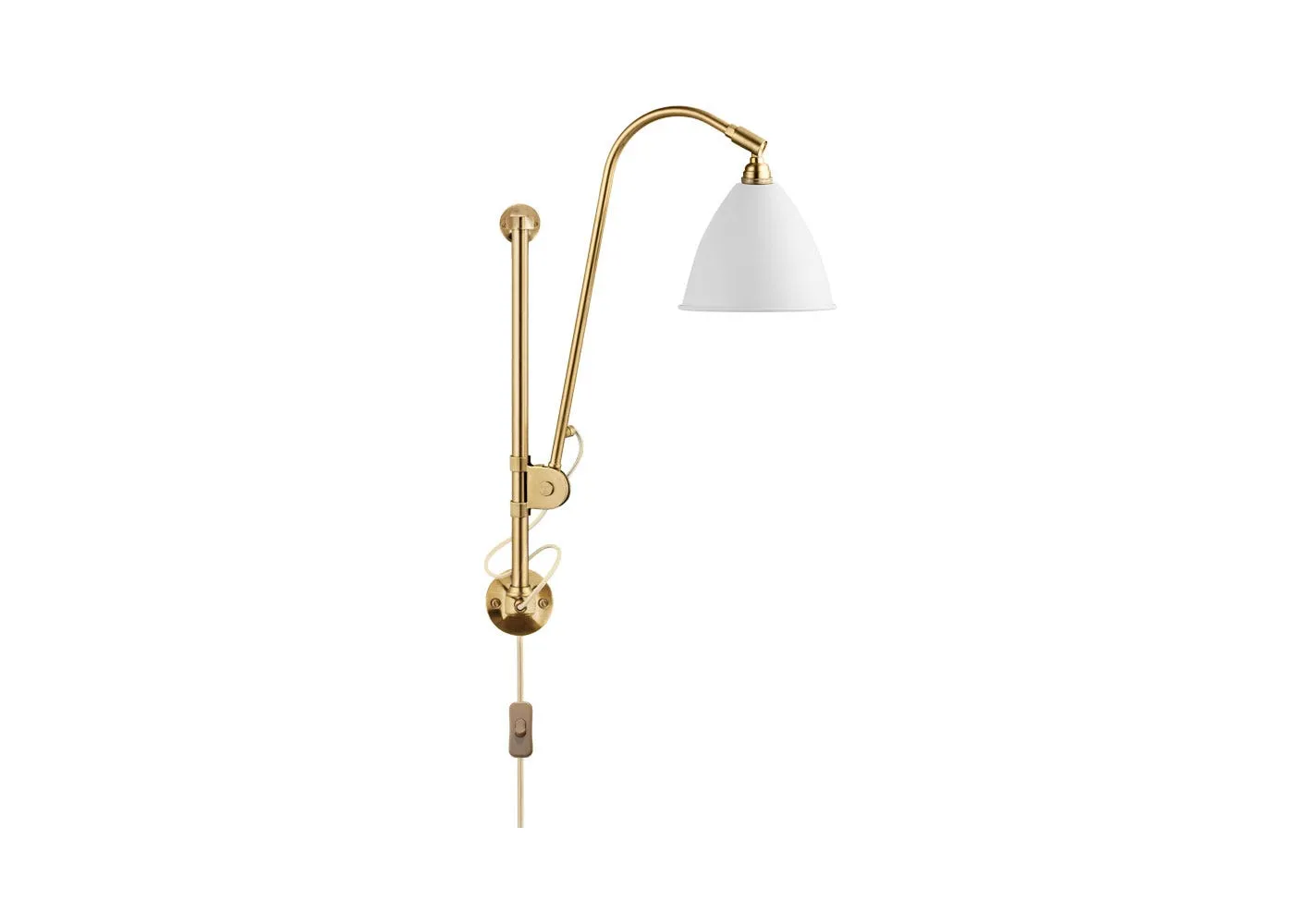 Gubi Bestlite BL5 Wall Lamp Base White Shade 1