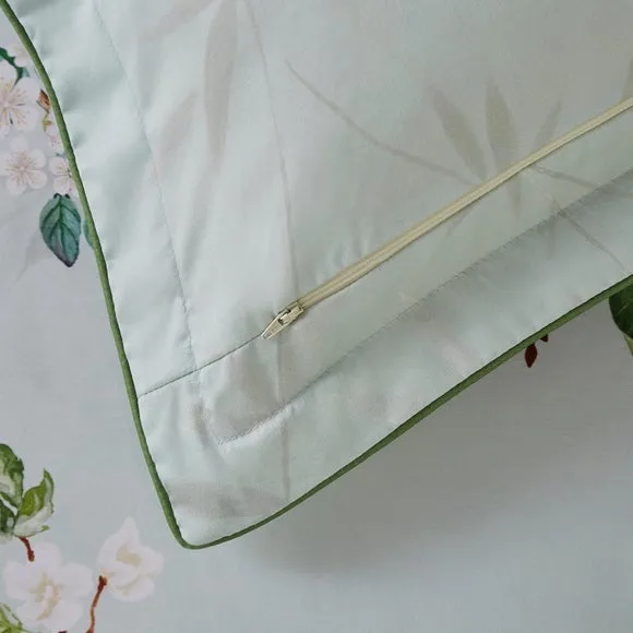 Dorma Love Bird Seafoam 100% Cotton Oxford Pillowcase Pair 3