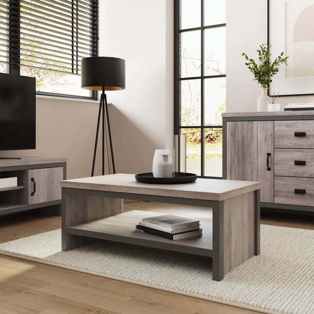 GFW Boston Simple Coffee Table in Grey 2