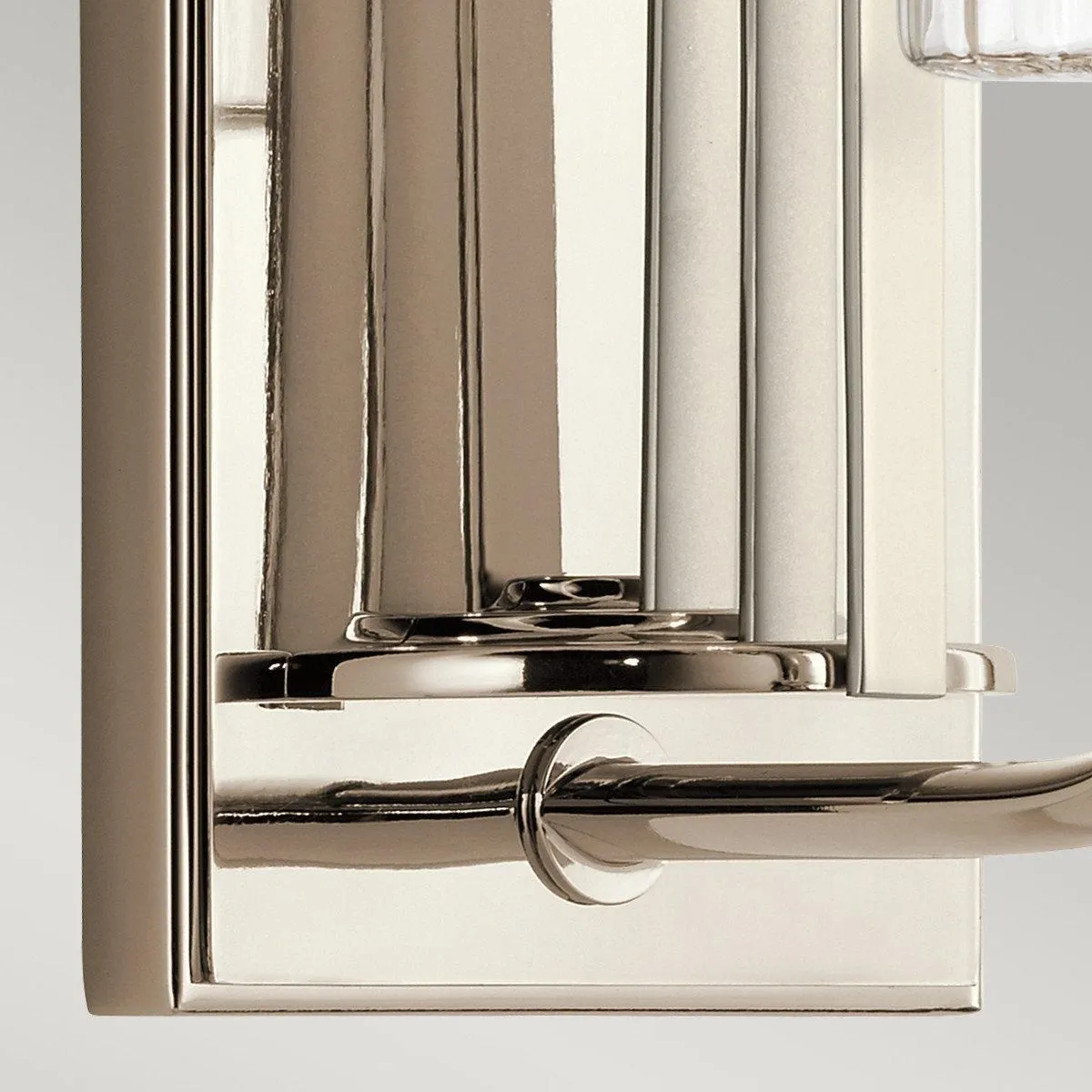 Netlighting Kichler Kimrose Wall Lamp Polished Nickel in Grey 3