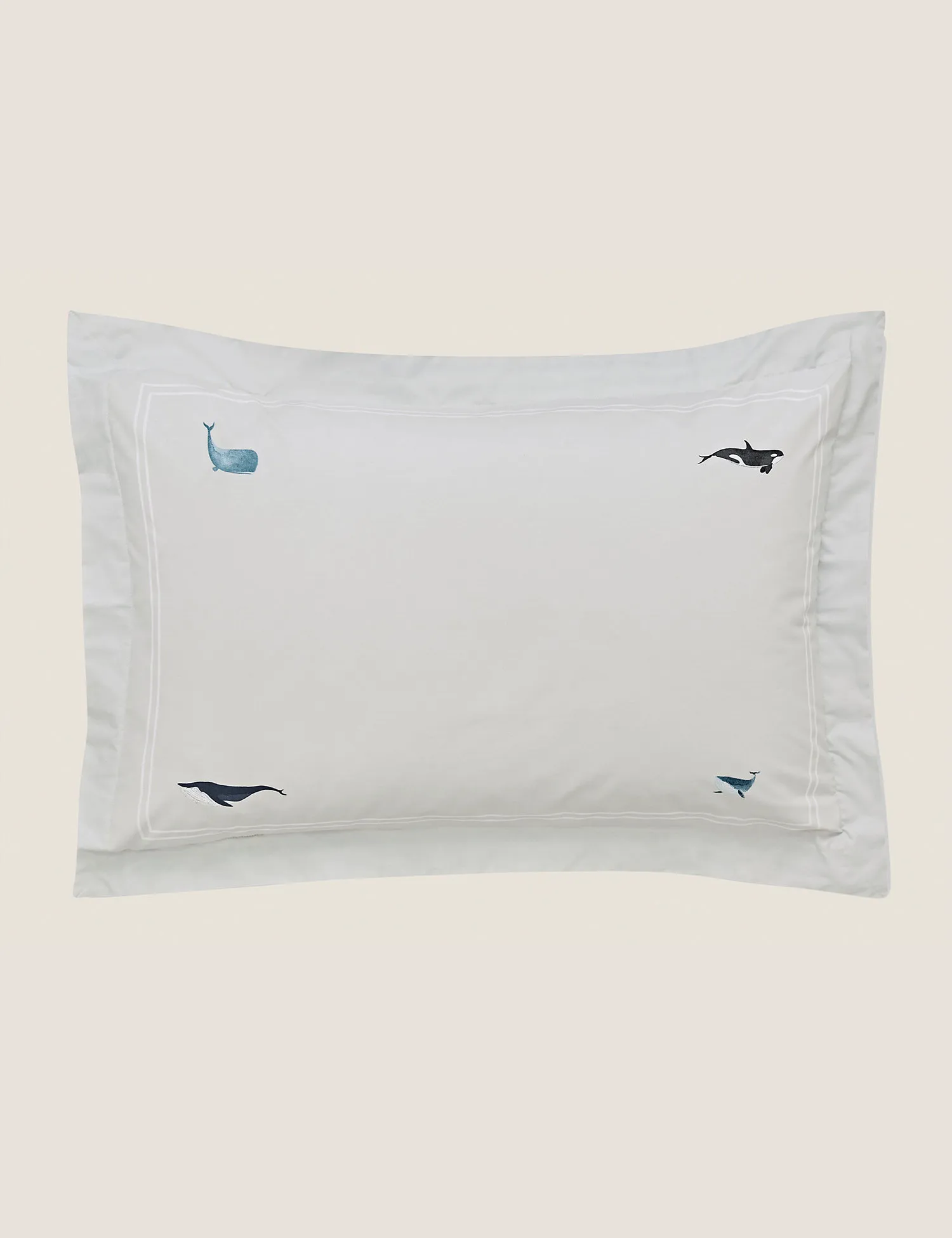 M&S Sophie Allport Pure Cotton Whale Bedding Set
