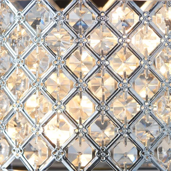 Vogue Hudson 2 Light Crystal Wall Light 3
