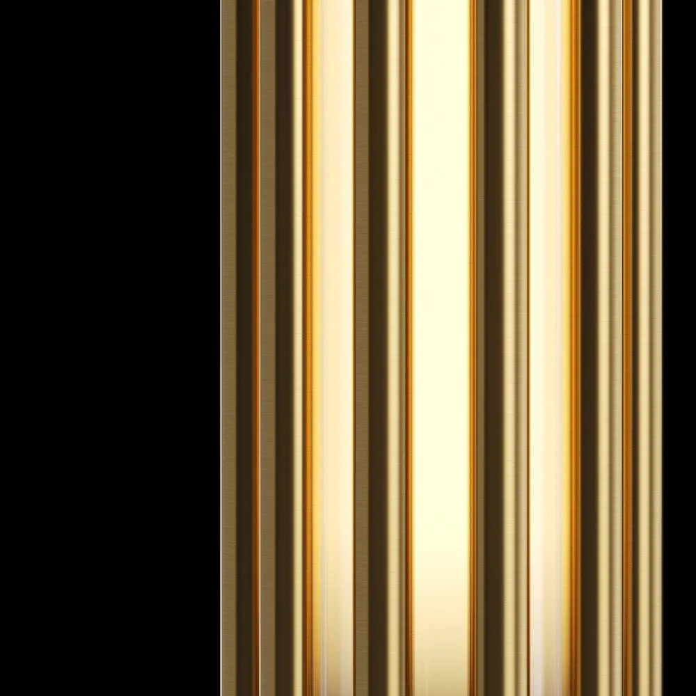 Netlighting Maytoni Sonata Modern Integrated LED Wall Lamp Brass 3000K in Gold 6