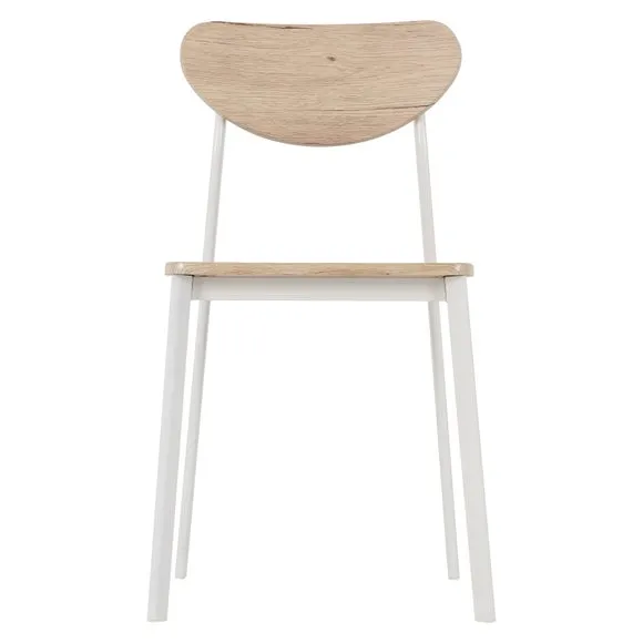 Set of 2 Riley Dining Chairs, Oak Effect 5
