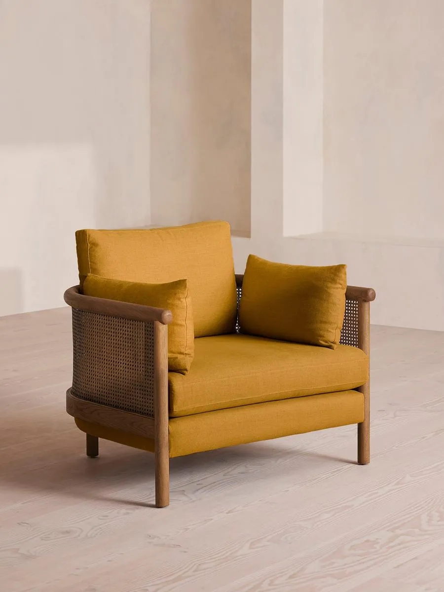 Sydney Armchair, Linen, Turmeric