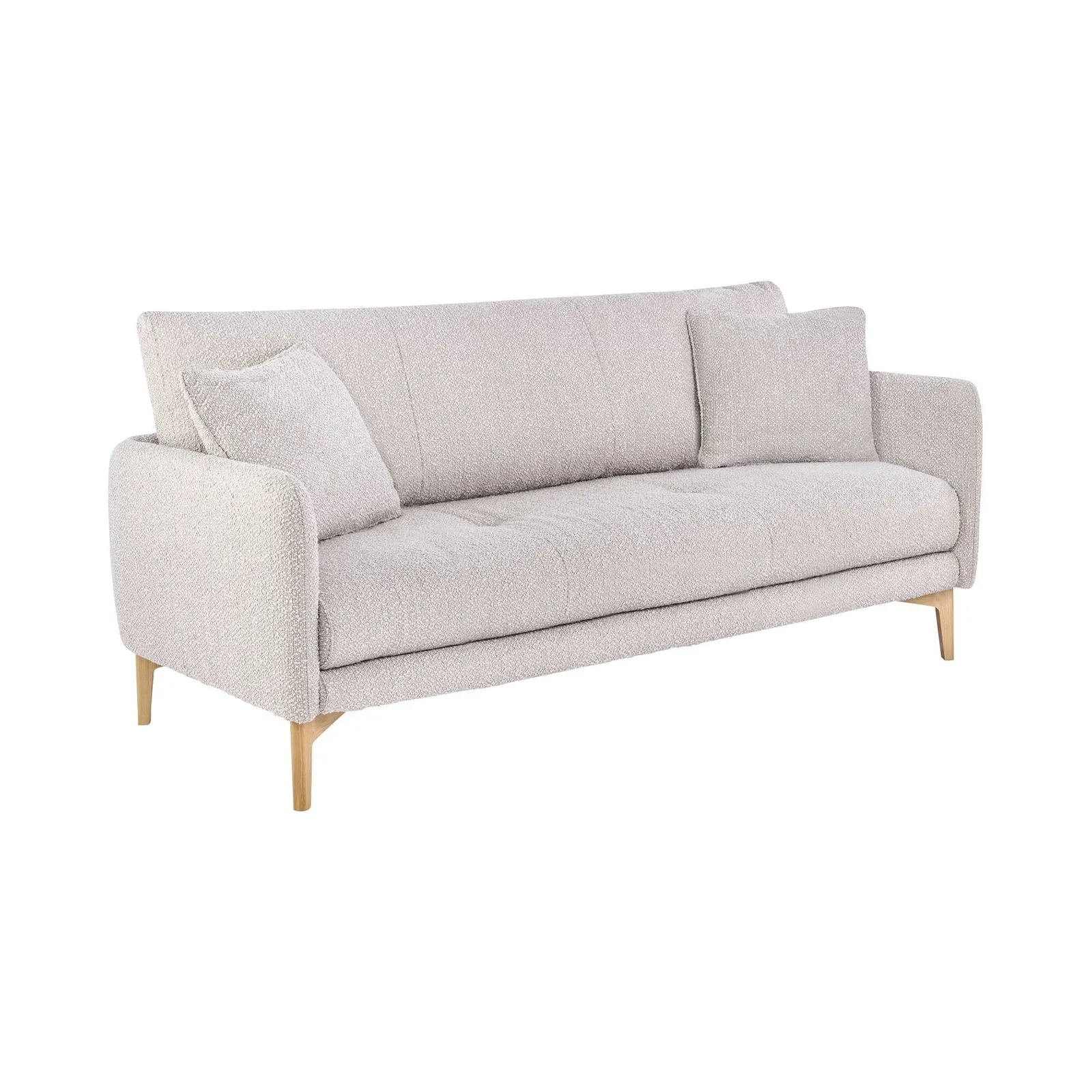 Ercol Aosta Medium Sofa, Neutral Fabric | Barker & Stonehouse 3