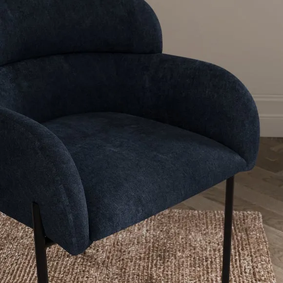 Talullua Dining Chair, Luxe Chenille 3