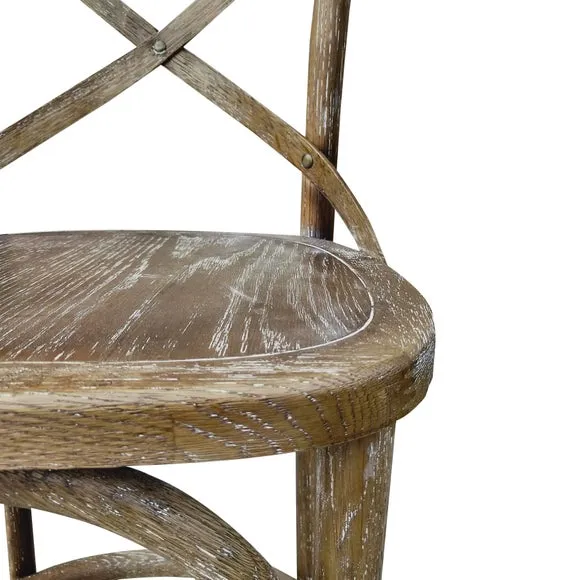 Emmie Counter Height Stool, Solid Oak 3