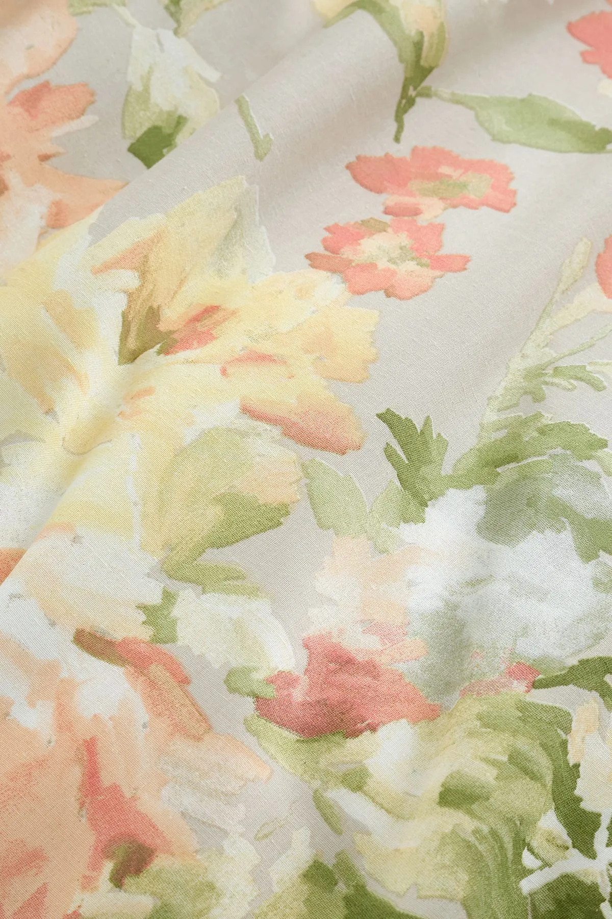 Dreams & Drapes 'Florette' Easy Care Floral Print Duvet Cover Set in Natural 3