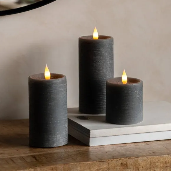 Cedar & Sage Set of 3 LED Candles 1