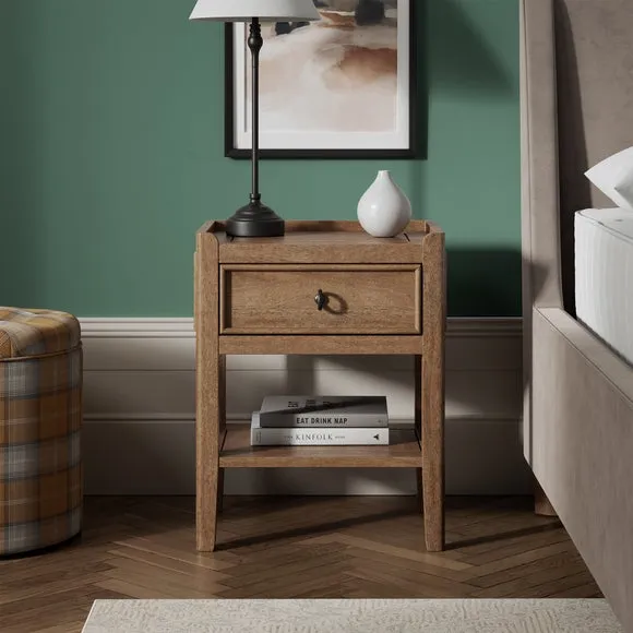 Portland 1 Drawer Bedside Table