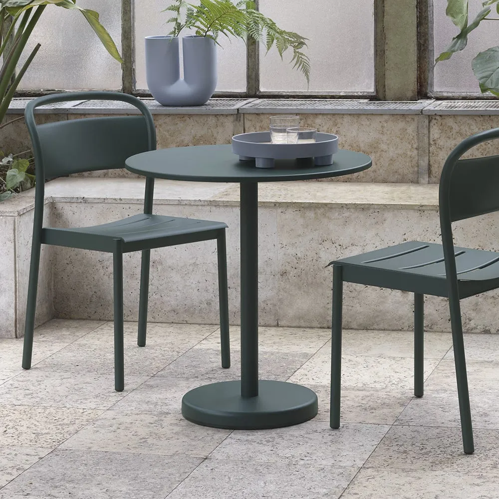 Muuto Linear Steel Coffee Table Dark Green 4