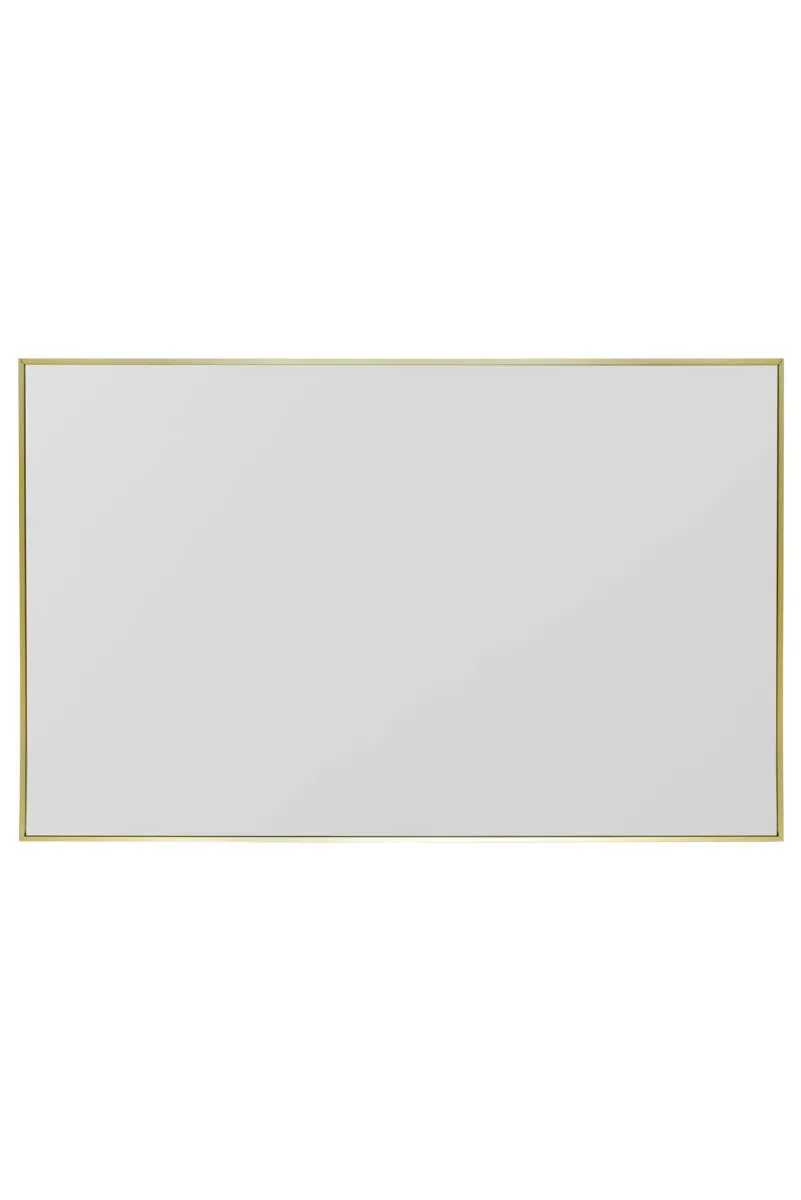 MirrorOutlet Gold Aluminium Edged Wall Leaner Mirror 68" X 33" (174 X 85CM) 4