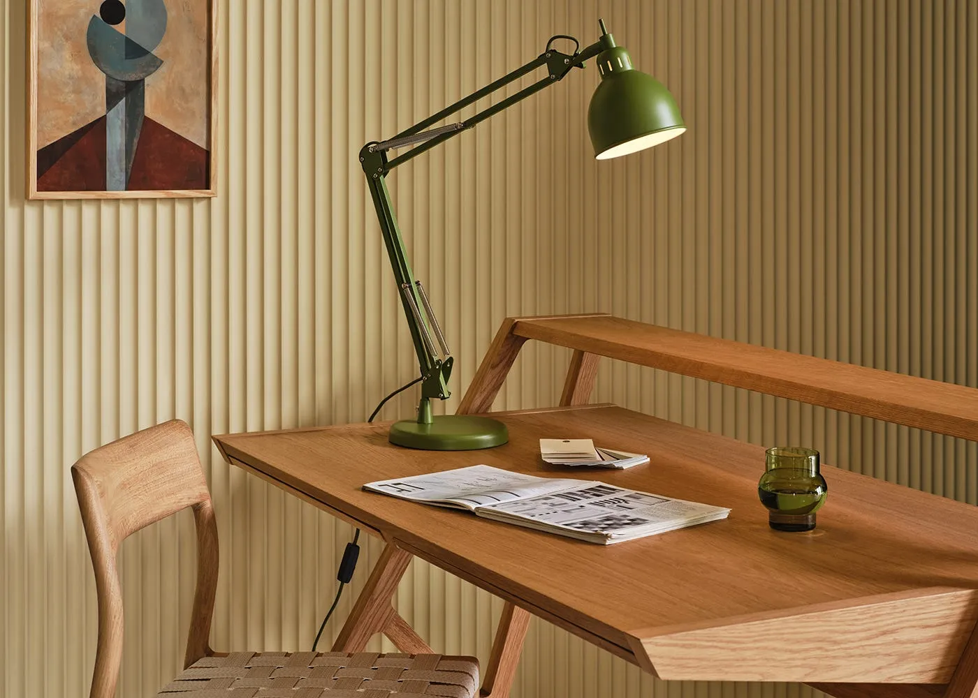 Heal's Spencer Metal Desk Lamp Berry 3