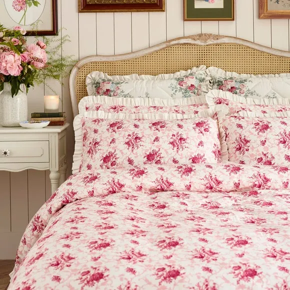 Dorma Archive Rosewood 100% Cotton Duvet Cover & Pillowcase Set 2