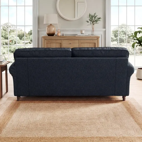 Flori Soft Chenille 3 Seater Sofa 2