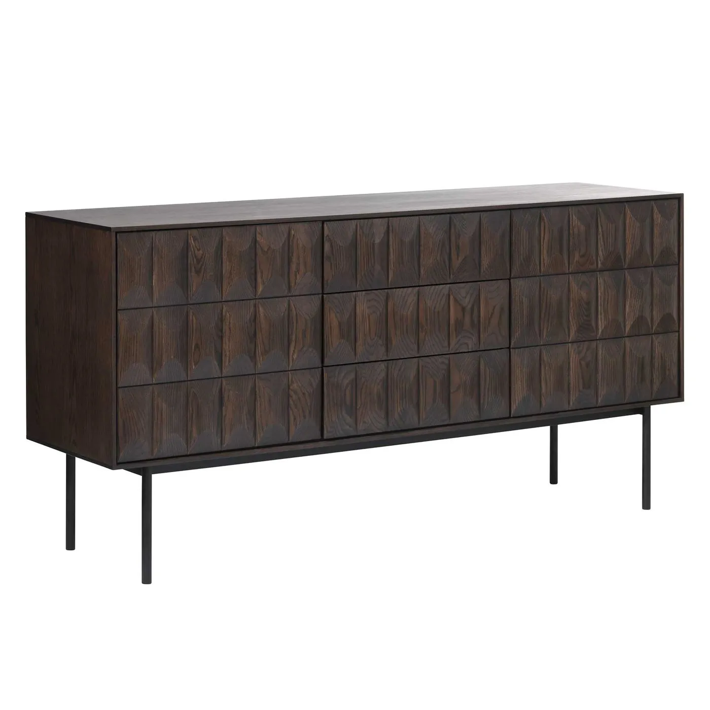 Amos 3 Section Sideboard