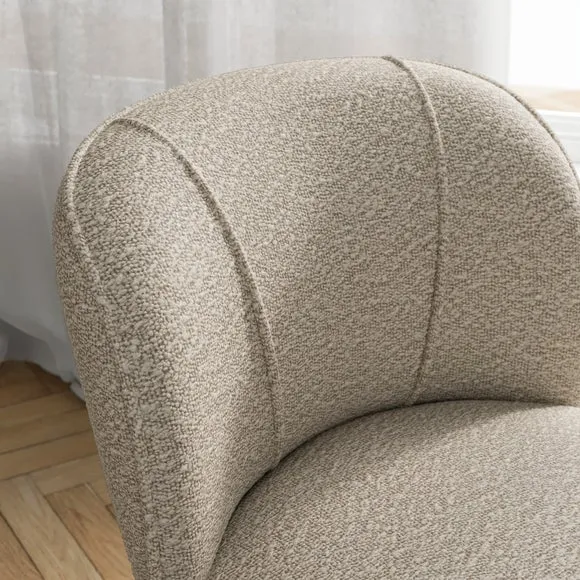 Elsie Tonal Boucle Cocktail Chair 4