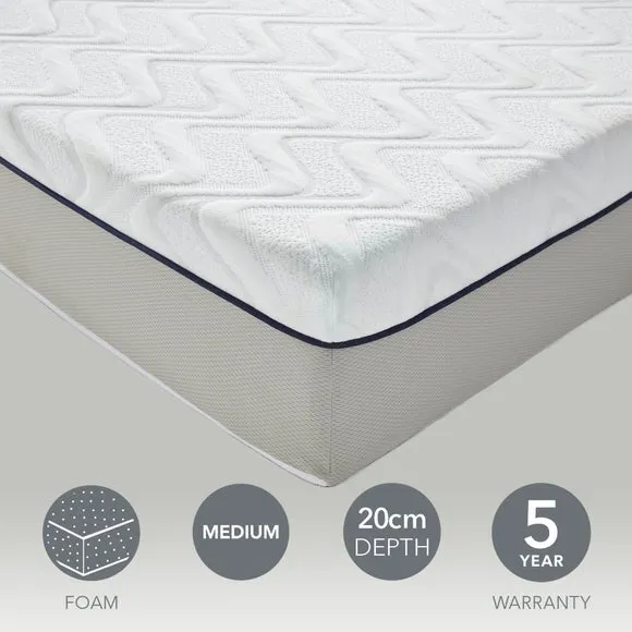 Return - Comfortzone Gel Memory Foam Mattress, Single