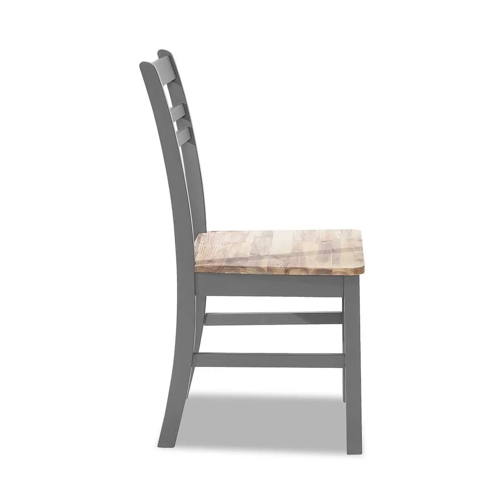Statement Furniture Florence Country Style Wooden Chair in Light Grey 6