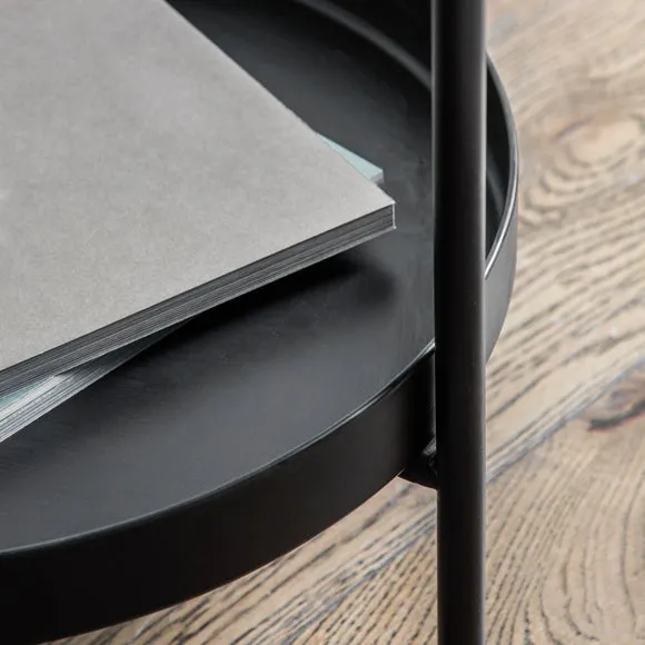 Bath Side Table, Iron 2