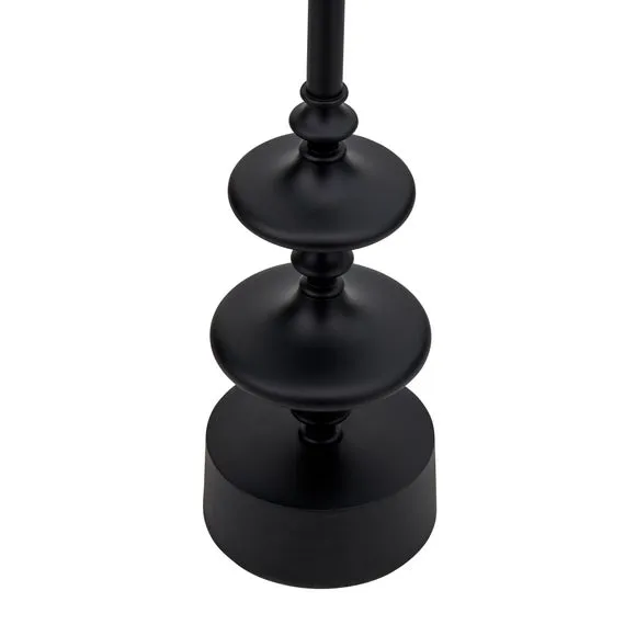 Pacific Lifestyle Emilio Matt Candlestick Floor Lamp with Martigues Boucle Tapered Lampshade 3