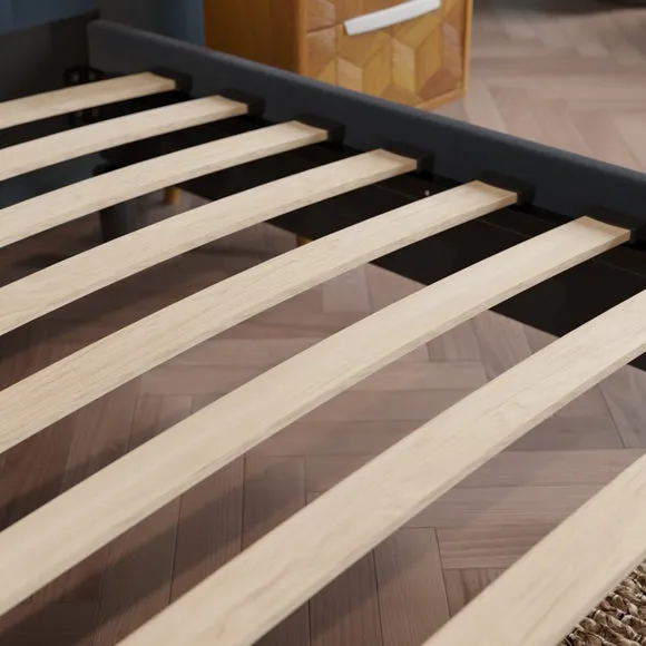 Alara Pleated Velvet Bed Frame 4