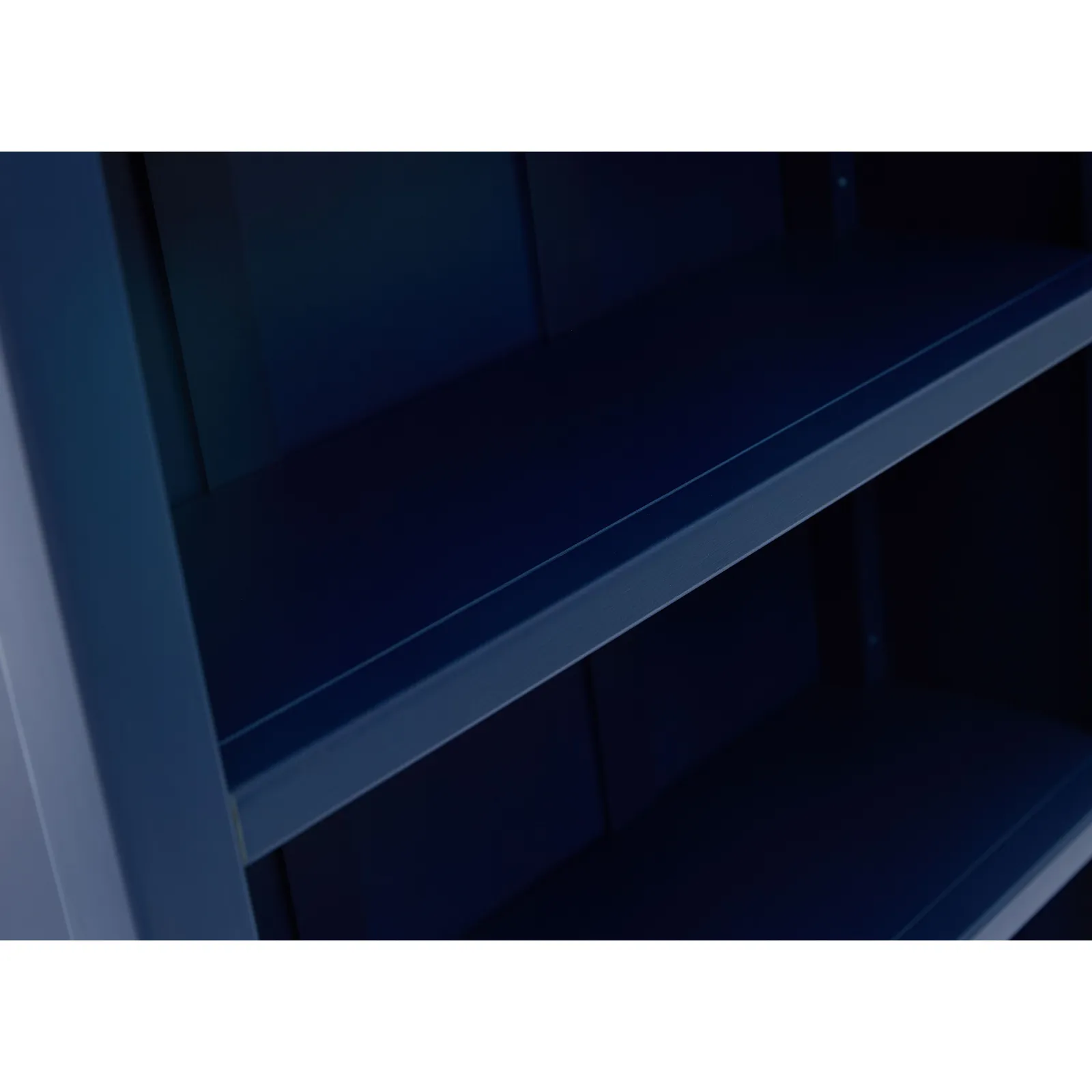 Cabinet Bits Palazzi 3 Tier Bookcase H97 W89 D25cm in Navy 4