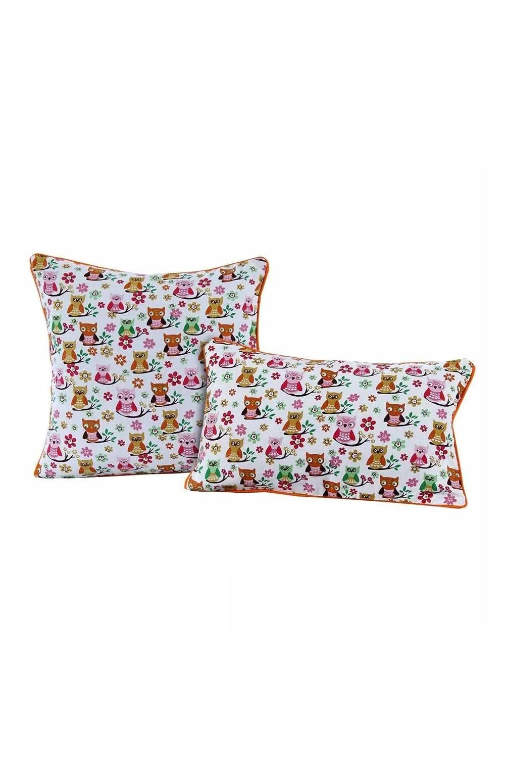 Homescapes Cotton Owls Cushion Cover 3