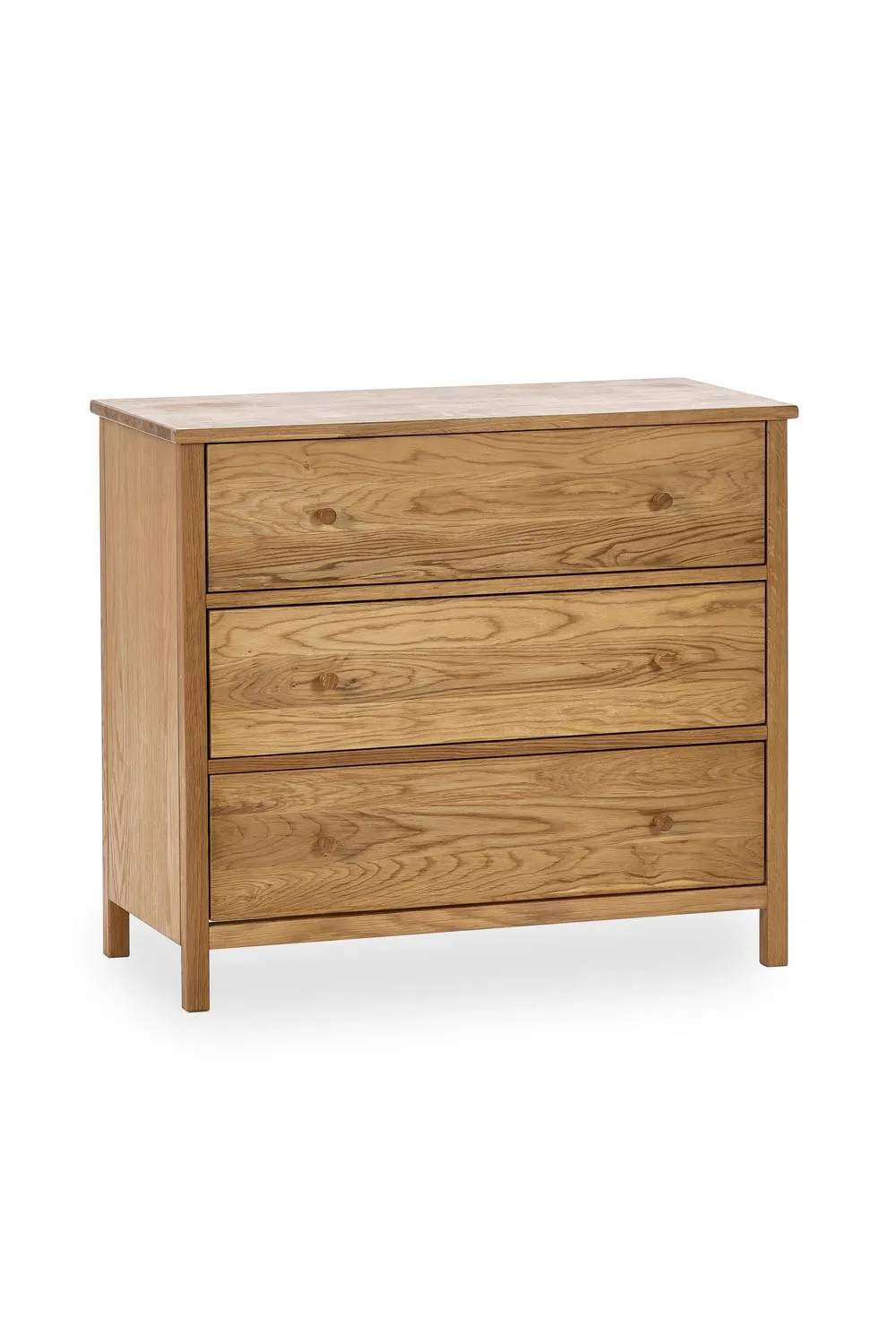 Julian Bowen Coxmoor 3 Drawer Chest in Light Oak 2