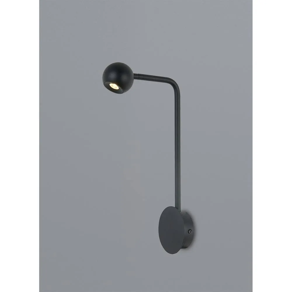 Netlighting Eyes Wall Lamp 6W LED 3000K 390lm Sand Black 3yrs Warranty 2