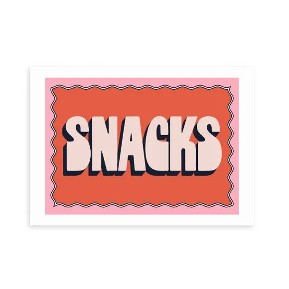 East End Prints Snacks Print 2