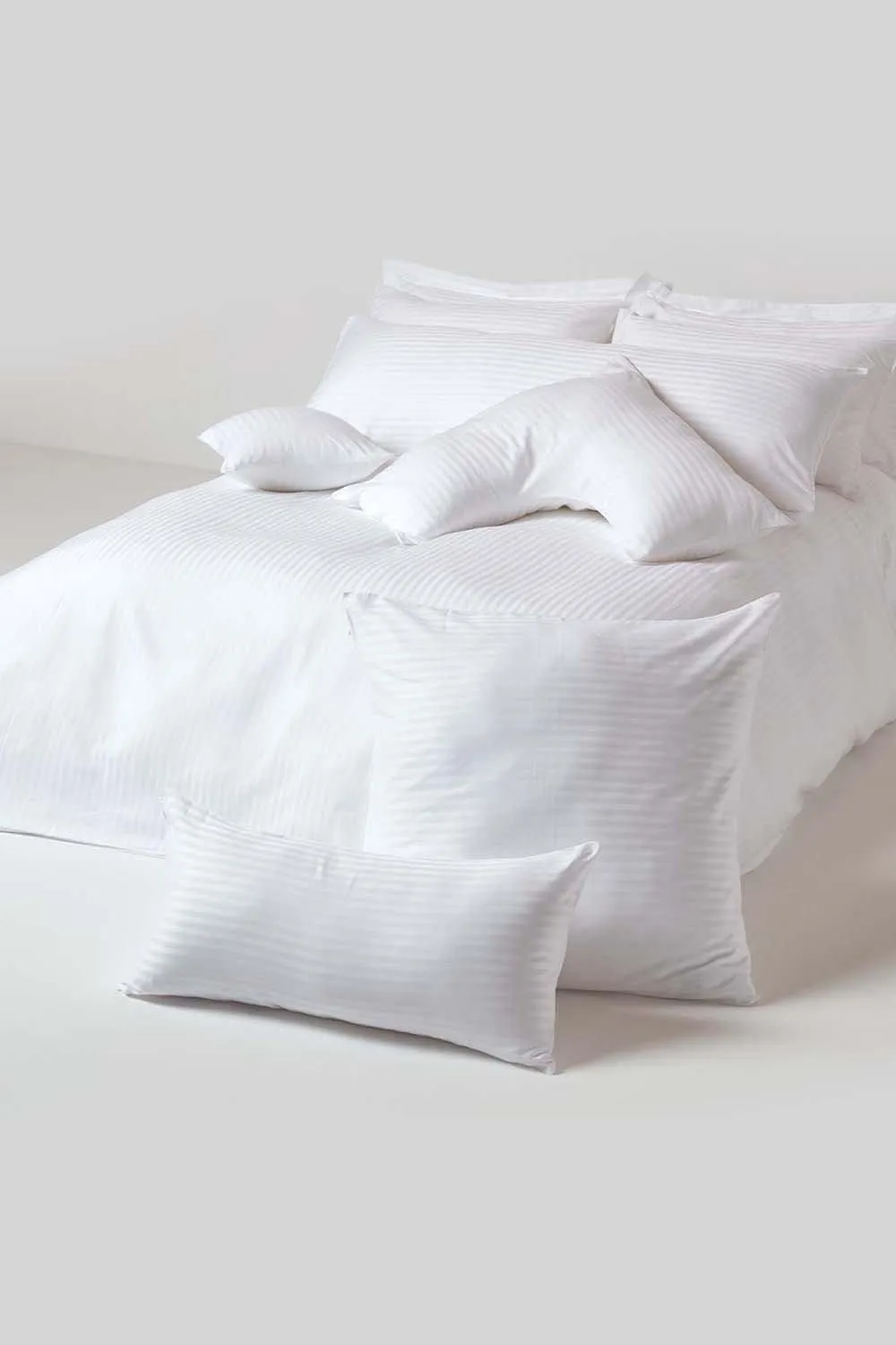 Homescapes Egyptian Cotton Ultrasoft Body Pillowcase 330 TC in White 5